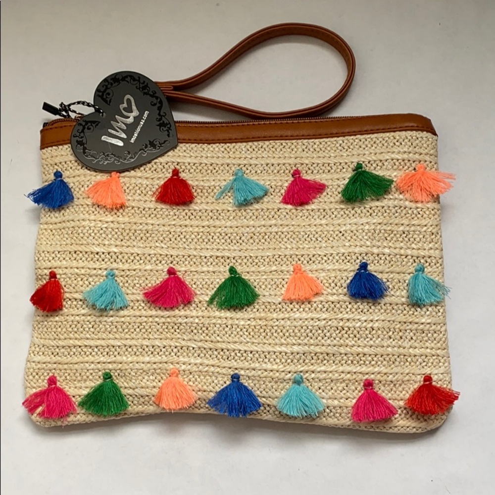 Tasseled Clutch/wristlet